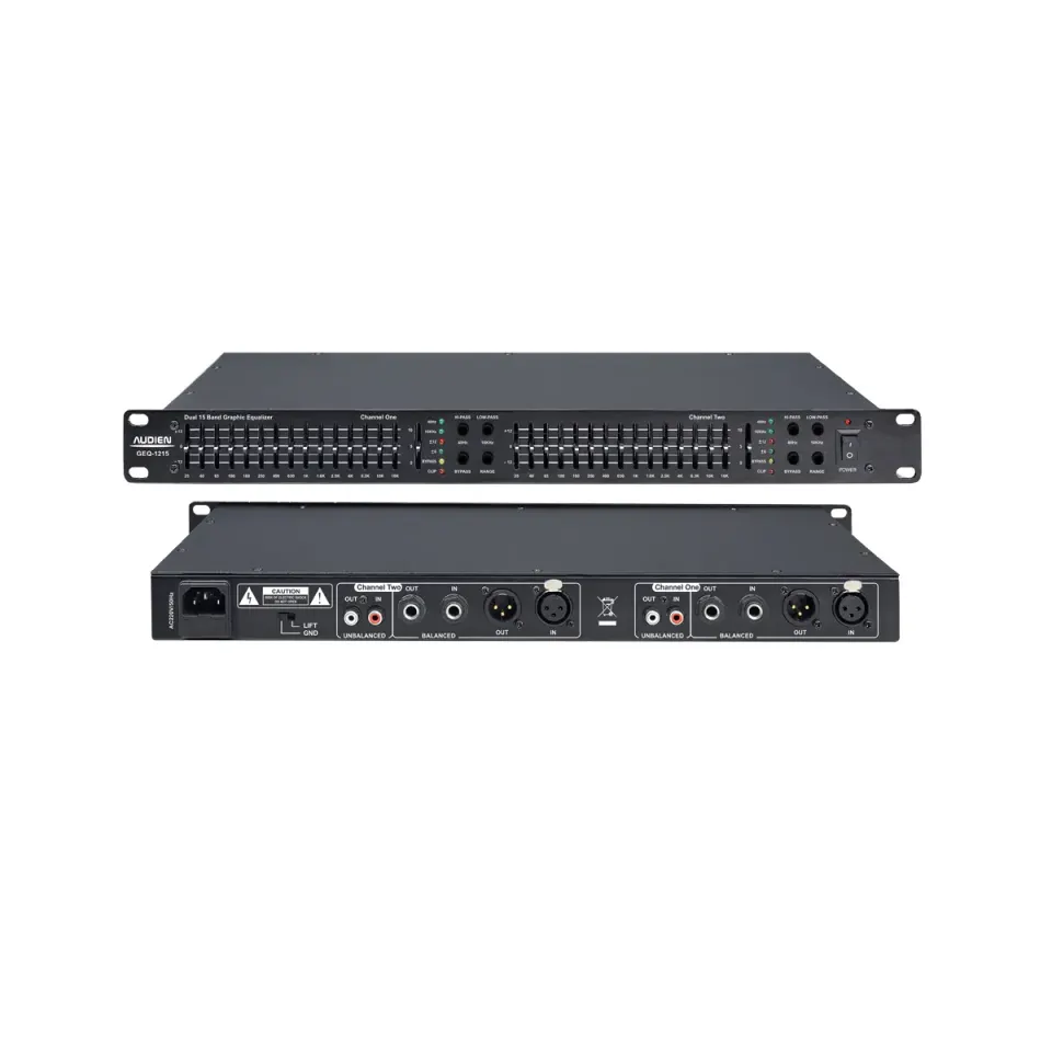 GEQ-1215 GRAPHIC EQUALIZER