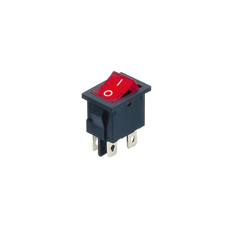 FL3-KCD1-101N-4/250V Διακόπτης rocker φωτιζόμενος