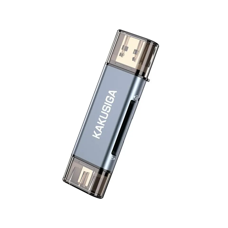 KSC-902/GRAY USB 3.0 TYPE-C CARD READER ΓΚΡΙ