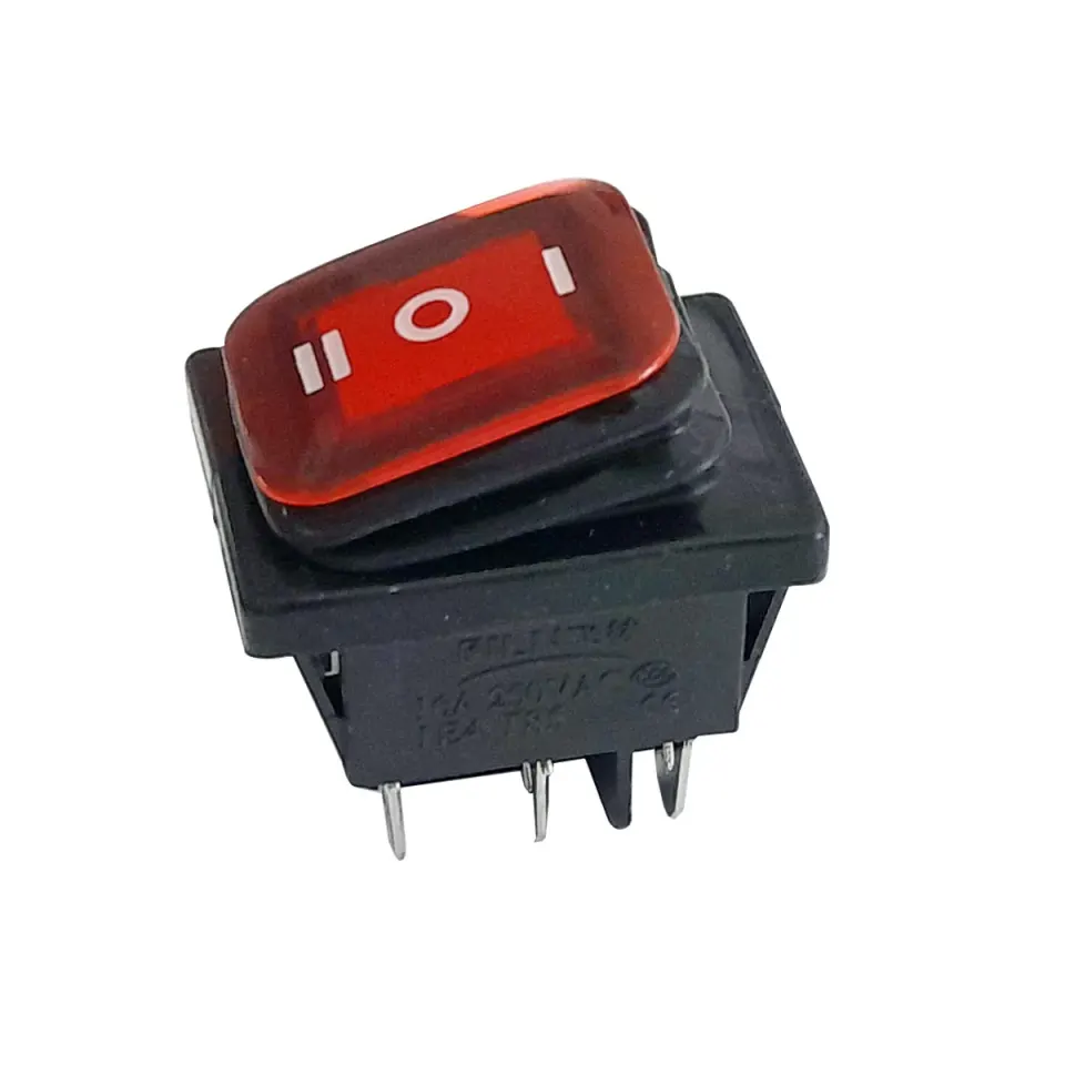 FL3-KCD4-203N-5K Διακόπτης rocker φωτιζόμενος ON-OFF-ON