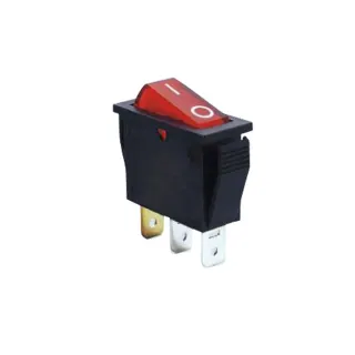 FL3-KCD3-101N/250V Διακόπτης rocker φωτιζόμενος 250V ON-OFF