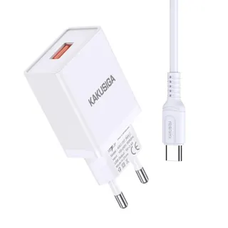 KSC-931/WHITE/TC ΦΟΡΤΙΣΤΗΣ USB ΣΕ TYPE C