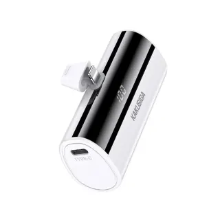 KSC-1075/WHITE/LT POWERBANK LIGHTNING 5.000mAh ΛΕΥΚΟ