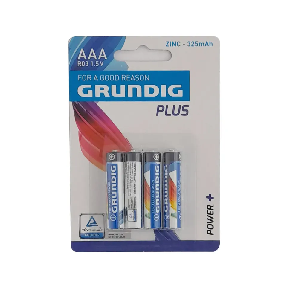 GRUN-ZINCR03/4 ΑΠΛΗ ΜΠΑΤΑΡΙΑ GRUNDIG R03 / AAA