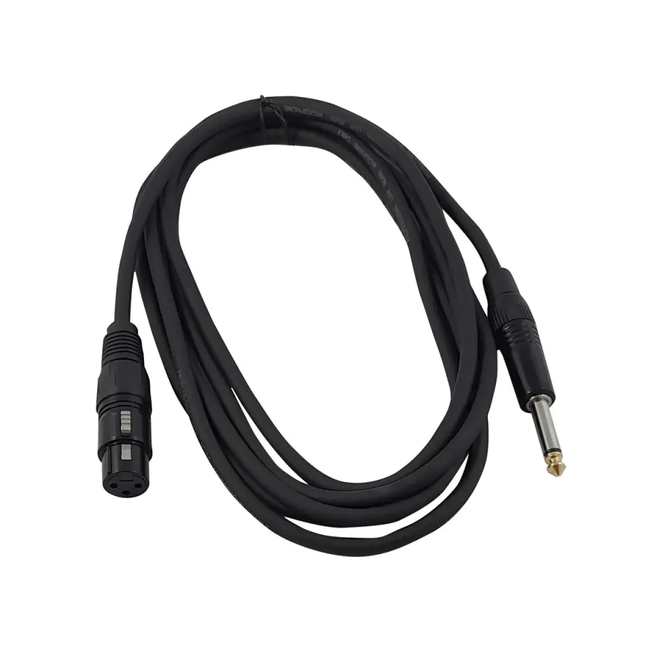 TPC-004 ΚΑΛΩΔΙΟ ΚΑΡΦΙ 6,3mm – XLR 3m