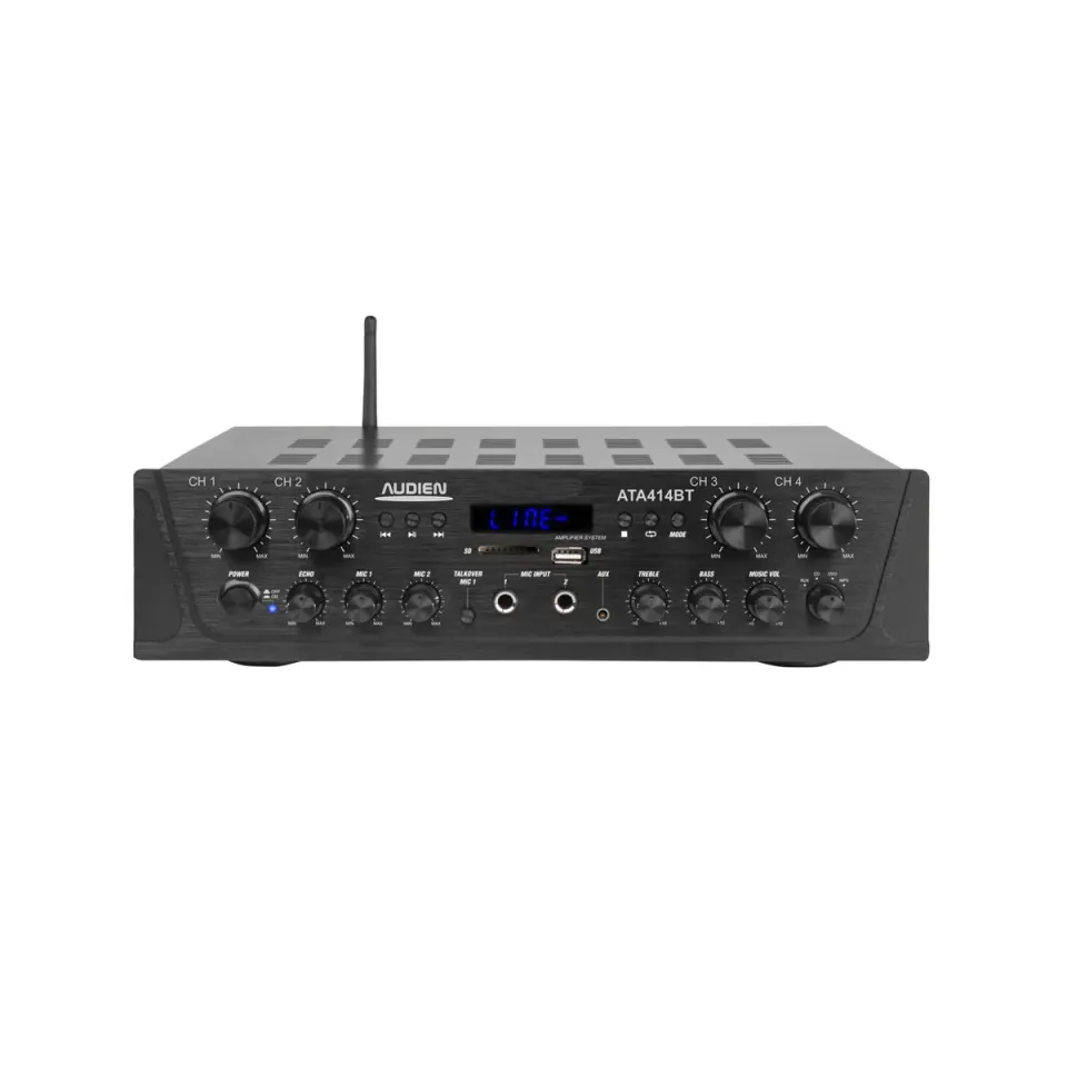 ATA414BT ΕΝΙΣΧΥΤΗΣ Hi-Fi 4 STEREO καναλιών (8 x ηχείων)