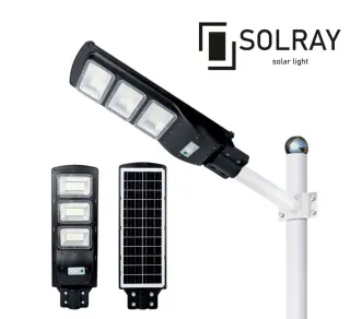 S02B-60W Ηλιακός προβολέας δρόμου LED 60W (Mε μεταλλική βάση)
