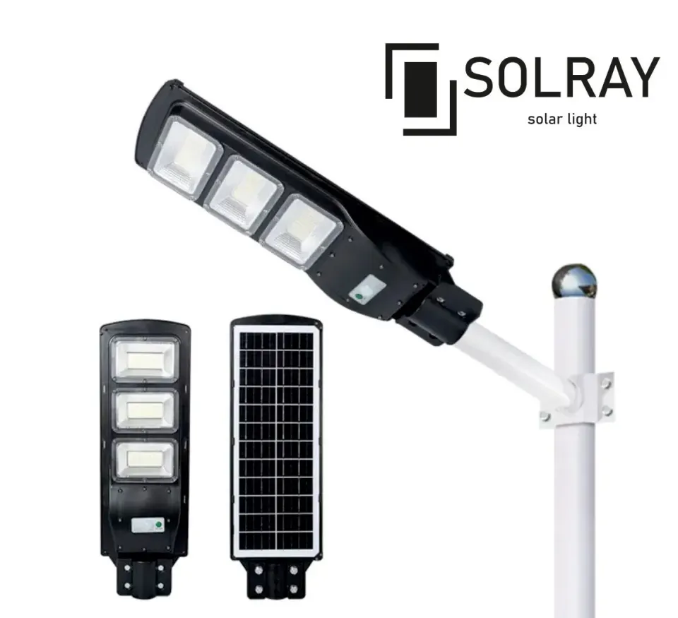 S02B-120W Ηλιακός προβολέας δρόμου LED 120W (Mε μεταλλική βάση)