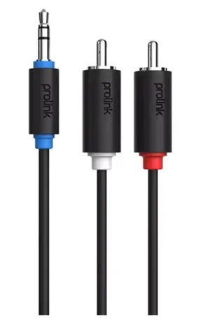 PB103A-1000 PROLINK JACK 3.5mm – 2xRCA – 10,00m
