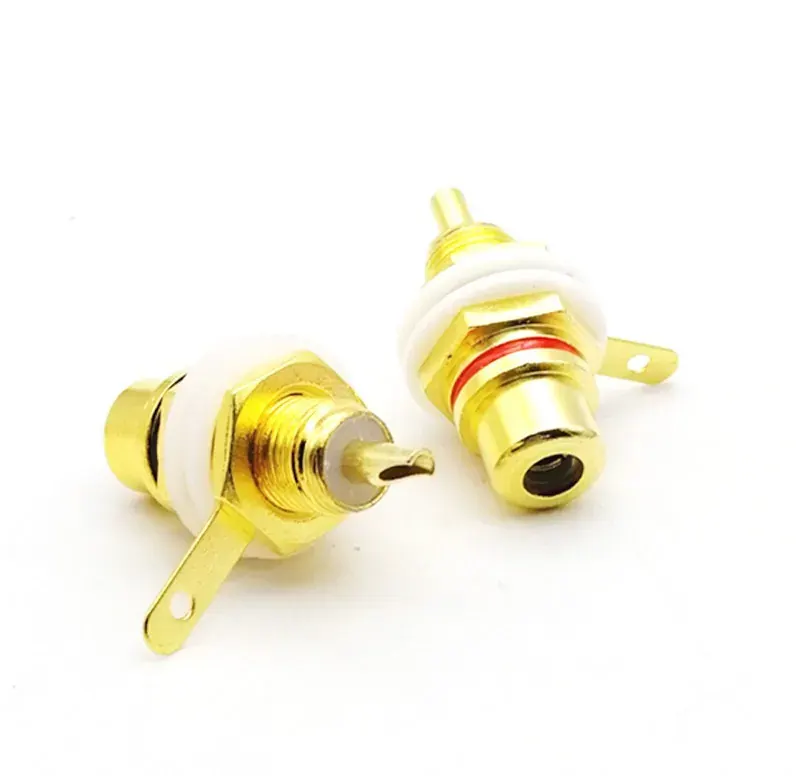 XS-P030/R RCA ΣΑΣΙ ΕΠΙΧΡΥΣΟ ΚΟΚΚΙΝΟ
