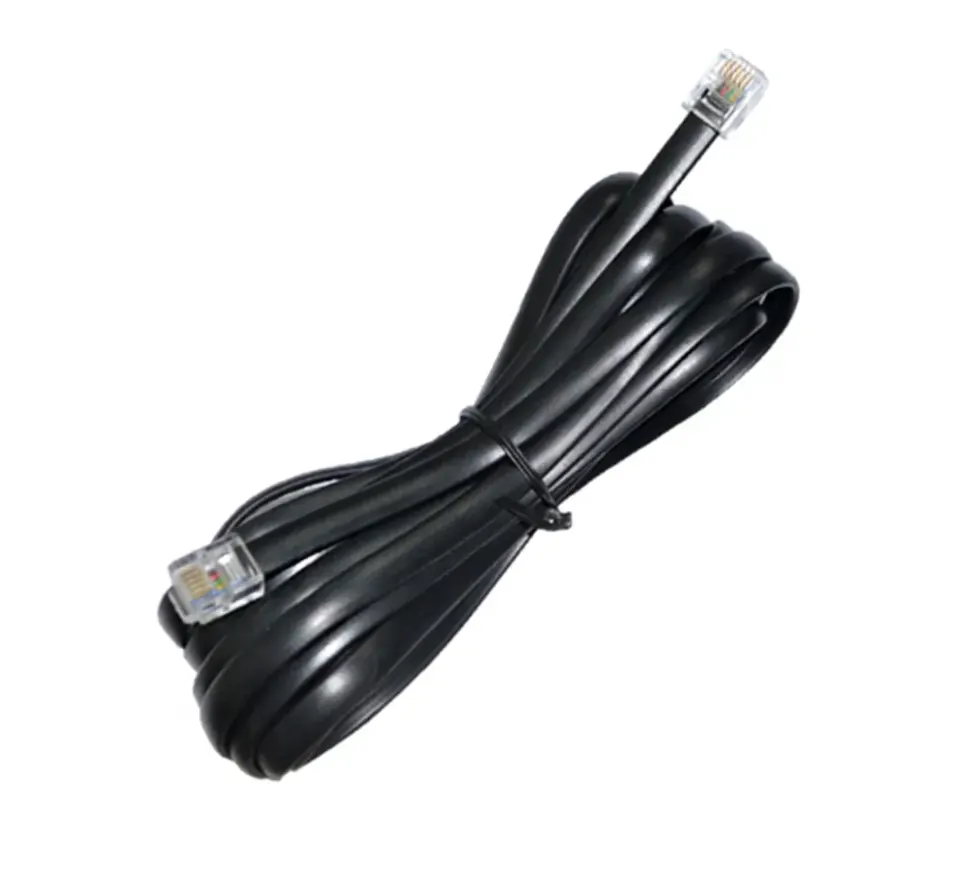SM134-black-5m Τηλεφωνικό καλώδιο 5μ