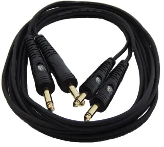 TPC-016A ΚΑΛΩΔΙΟ 2 ΚΑΡΦΙΑ ΑΡΣENIKA 6,3mm -2 ΚΑΡΦΙΑ ΑΡΣENIKA 6,3mm 3,0m