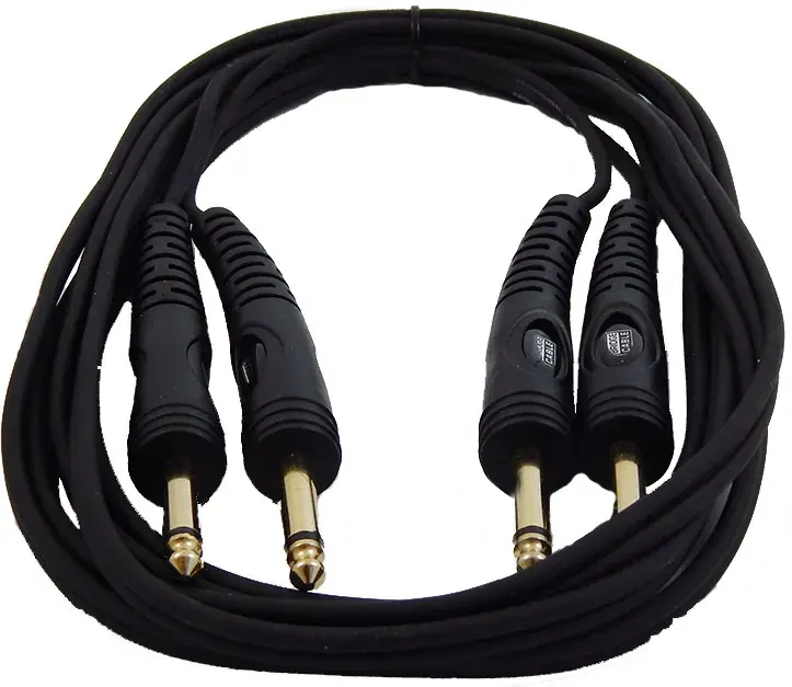 TPC016 ΚΑΛΩΔΙΟ 2 ΚΑΡΦΙΑ ΑΡΣENIKA 6,3mm -2 ΚΑΡΦΙΑ ΑΡΣENIKA 6,3mm 1,5m