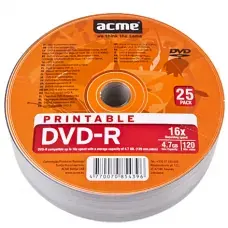 ACME-DVDR25PRINT DVD-R 25αδα PRINTABLE