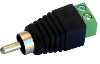 JR-59 RCA αρσενικό με κλέμα