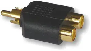 10-2014G Adaptor RCA σε 2x RCA