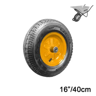 Τροχός Οικοδομικού Καροτσιού 16″ max.160kg