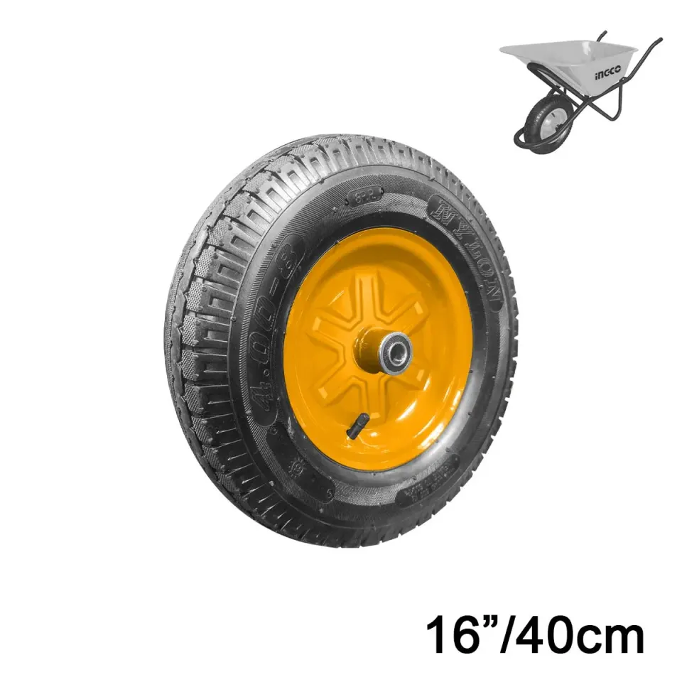 Τροχός Οικοδομικού Καροτσιού 16″ max.160kg