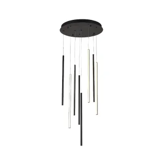 ΚΡΕΜΑΣΤΟ ΦΩΤΙΣΤΙΚΟ LED ACA KY011AC14BK ALICE ΑΜΜΩΔΕΣ ΜΑΥΡΟ ΑΛΟΥΜΙΝΙΟ 50W 2800K-3200K-4000K 2000LM IP20 D300MM H550MM