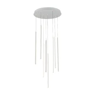 ΚΡΕΜΑΣΤΟ ΦΩΤΙΣΤΙΚΟ LED ACA KY011AC14WH ALICE ΑΜΜΩΔΕΣ ΛΕΥΚΟ ΑΛΟΥΜΙΝΙΟ 50W 2800K-3200K-4000K 2000LM IP20 D300MM H550MM