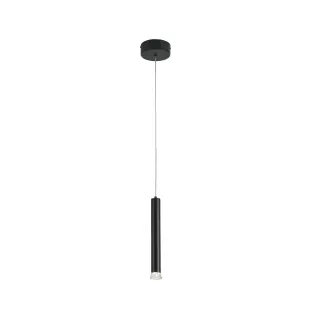 ΚΡΕΜΑΣΤΟ ΦΩΤΙΣΤΙΚΟ LED ACA KY011NC25BK RAPENZO ΑΜΜΩΔΕΣ ΜΑΥΡΟ ΑΛΟΥΜΙΝΙΟ 6W 2800K-3200K-4000K 240LM IP20 Φ30MMXH300MM