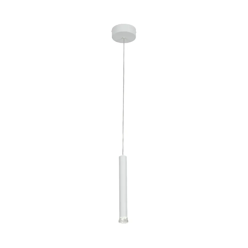 ΚΡΕΜΑΣΤΟ ΦΩΤΙΣΤΙΚΟ LED ACA KY011NC25WH RAPENZO ΑΜΜΩΔΕΣ ΛΕΥΚΟ ΑΛΟΥΜΙΝΙΟ 6W 2800K-3200K-4000K 240LM IP20 Φ30MMXH300MM