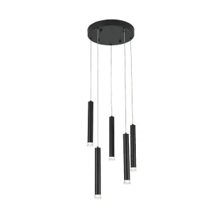 ΚΡΕΜΑΣΤΟ ΦΩΤΙΣΤΙΚΟ LED ACA KY011NC255BK RAPENZO ΑΜΜΩΔΕΣ ΜΑΥΡΟ ΑΛΟΥΜΙΝΙΟ 30W 2800K-3200K-4000K 1200LM IP20 Φ30ΜΜXH 300ΜΜX5PCS