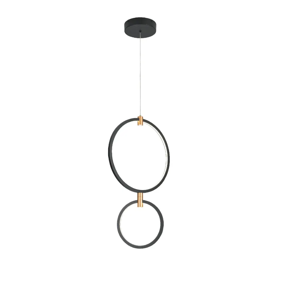 ΚΡΕΜΑΣΤΟ ΦΩΤΙΣΤΙΚΟ LED ACA KY011ECBK TWIN ΑΜΜΩΔΕΣ ΜΑΥΡΟ ΑΛΟΥΜΙΝΙΟ + ΣΙΛΙΚΟΝΗ 30W 2800K-3200K-4000K 1200LM IP20 250+400MM