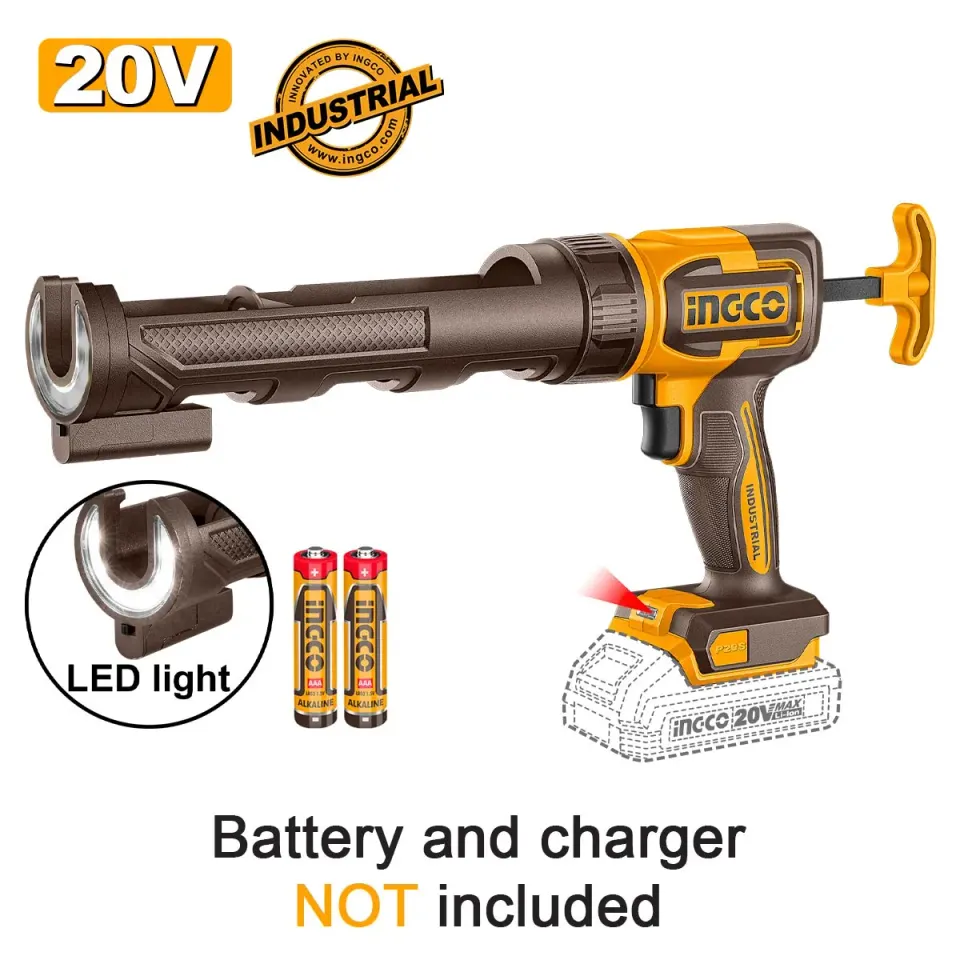 Πιστόλι Σιλικόνης Φύσιγγας Μπαταρίας 20V Li-Ion SOLO 300ml