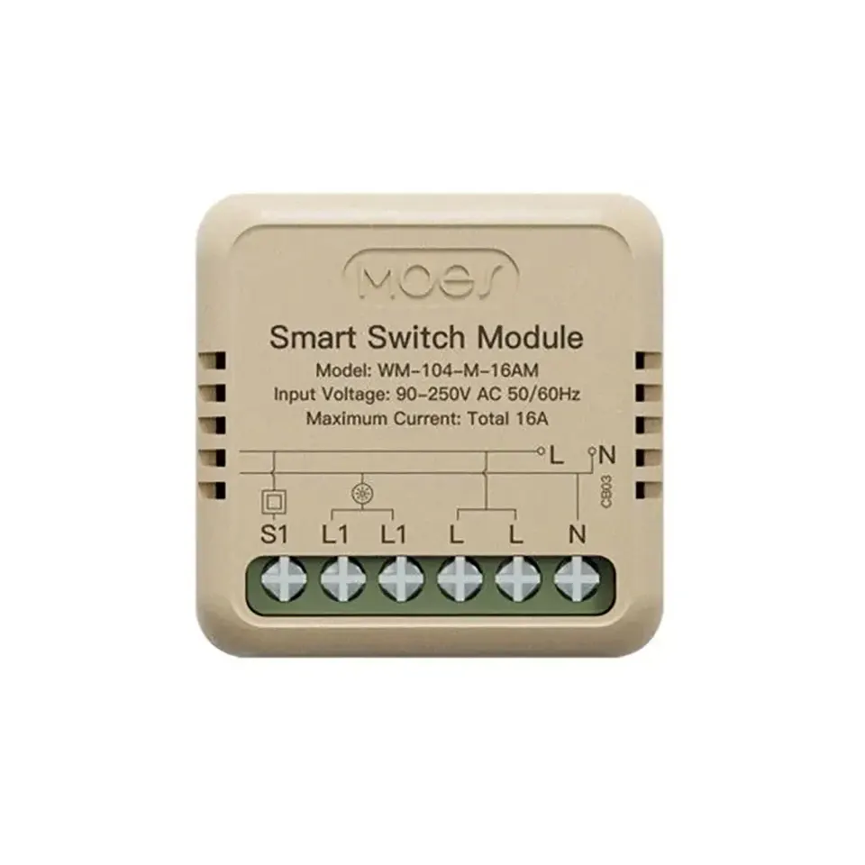 WIFI ΜΙΝΙ ΔΙΑΚΟΠΤΗΣ ΜΟΝΑΔΑΣ 1g 16A+ΜΕΤΡΗΤΗΣ ΕΝΕΡΓΕΙΑΣ N+L ΡΑΓΑΣ