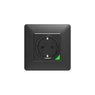 WIFI ΠΡΙΖΑ 16A ΜΑΥΡΟ 86*86mm N+L