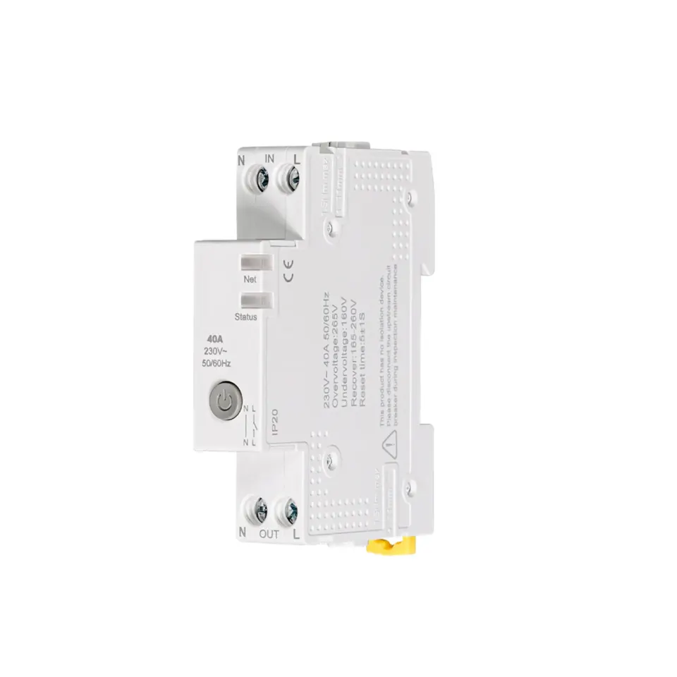 WIFI ΔΙΑΚΟΠΤΗΣ ΚΥΚΛΩΜΑΤΟΣ 1p 6-40A+ΜΕΤΡΗΤΗΣ ΕΝΕΡΓΕΙΑΣ N+L