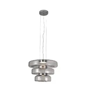ΚΡΕΜΑΣΤΟ ΦΩΤΙΣΤΙΚΟ ACA HM25126CL ΑΣΗΜΙ ΔΙΑΦΑΝΕΣ LED 12W 3000K IP20 D45XH120CM