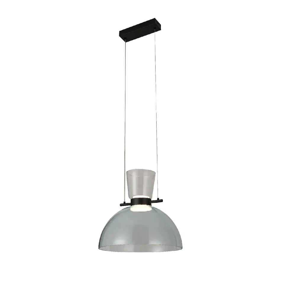 ΚΡΕΜΑΣΤΟ ΦΩΤΙΣΤΙΚΟ ACA HM250454 ΜΑΥΡΟ ΔΙΑΦΑΝΕΣ LED 10W 3000K IP20 D40XH120CM