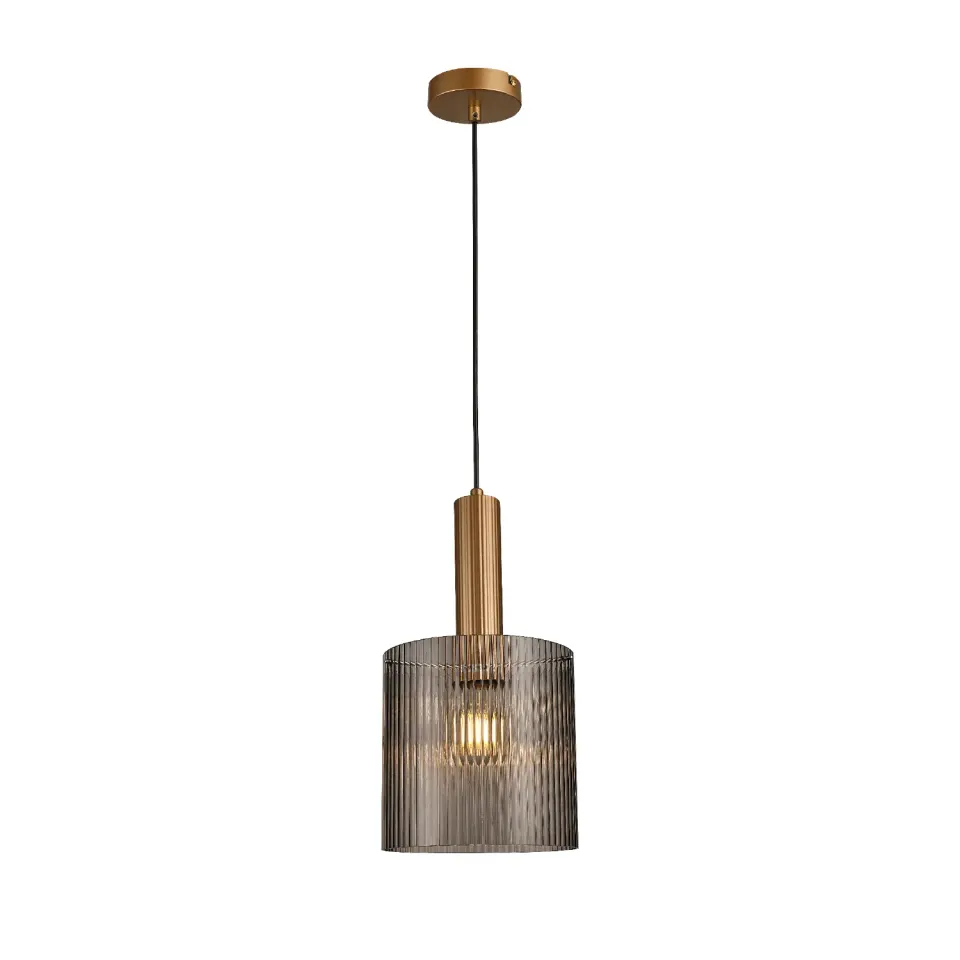 ΚΡΕΜΑΣΤΟ ΦΩΤΙΣΤΙΚΟ ACA HM2504020 ΧΡΥΣΟ ΦΙΜΕ 1XGU10X50W IP20 D20XH120CM