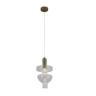 ΚΡΕΜΑΣΤΟ ΦΩΤΙΣΤΙΚΟ ACA HM25026GC ΧΡΥΣΟ ΔΙΑΦΑΝΕΣ COB 5W 3000K IP20 D20XH120CM