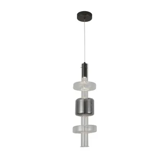 ΚΡΕΜΑΣΤΟ ΦΩΤΙΣΤΙΚΟ ACA HM250263BC ΜΑΥΡΟ ΔΙΑΦΑΝΕΣ COB 5W 3000K IP20 D20XH120CM
