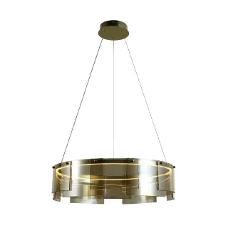 ΚΡΕΜΑΣΤΟ ΦΩΤΙΣΤΙΚΟ ACA HM26048AM ΧΡΥΣΟ ΣΑΜΠΑΝΙ LED 27W 3000K IP20 D60XH120CM
