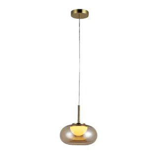 ΚΡΕΜΑΣΤΟ ΦΩΤΙΣΤΙΚΟ ACA HM232AM ΟΡΕΙΧΑΛΚΟΣ ΚΕΧΡΙΜΠΑΡΙ LED 5W 3000K IP20 D20XH120CM