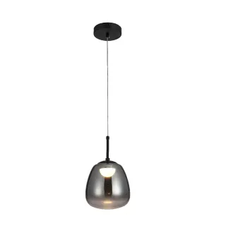 ΚΡΕΜΑΣΤΟ ΦΩΤΙΣΤΙΚΟ ACA HM2357A ΜΑΥΡΟ ΦΙΜΕ LED 5W 3000K IP20 D17XH120CM