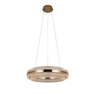 ΚΡΕΜΑΣΤΟ ΦΩΤΙΣΤΙΚΟ ACA HM251446 ΧΡΥΣΟ LED 48W 2700K-3000K-4000K IP20 D60XH120CM