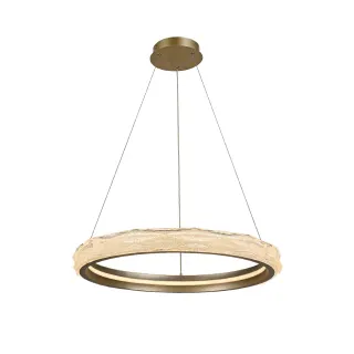 ΚΡΕΜΑΣΤΟ ΦΩΤΙΣΤΙΚΟ ACA HM251456 ΧΡΥΣΟ LED 45W 2700K-3000K-4000K IP20 D60XH120CM