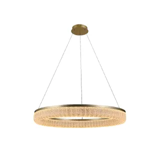 ΚΡΕΜΑΣΤΟ ΦΩΤΙΣΤΙΚΟ ACA HM251488G ΧΡΥΣΟ LED 60W 2700K-3000K-4000K IP20 D80XH120CM