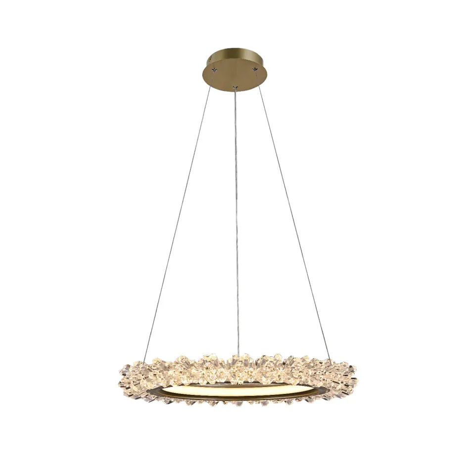 ΚΡΕΜΑΣΤΟ ΦΩΤΙΣΤΙΚΟ ACA HM251784G ΧΡΥΣΟ LED 36W 2700K-3000K-4000K IP20 D40XH120CM