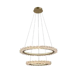 ΚΡΕΜΑΣΤΟ ΦΩΤΙΣΤΙΚΟ ACA HM251786G ΧΡΥΣΟ LED 45W 2700K-3000K-4000K IP20 D60XH120CM