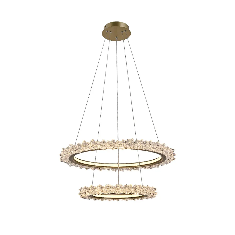 ΚΡΕΜΑΣΤΟ ΦΩΤΙΣΤΙΚΟ ACA HM251786G ΧΡΥΣΟ LED 45W 2700K-3000K-4000K IP20 D60XH120CM