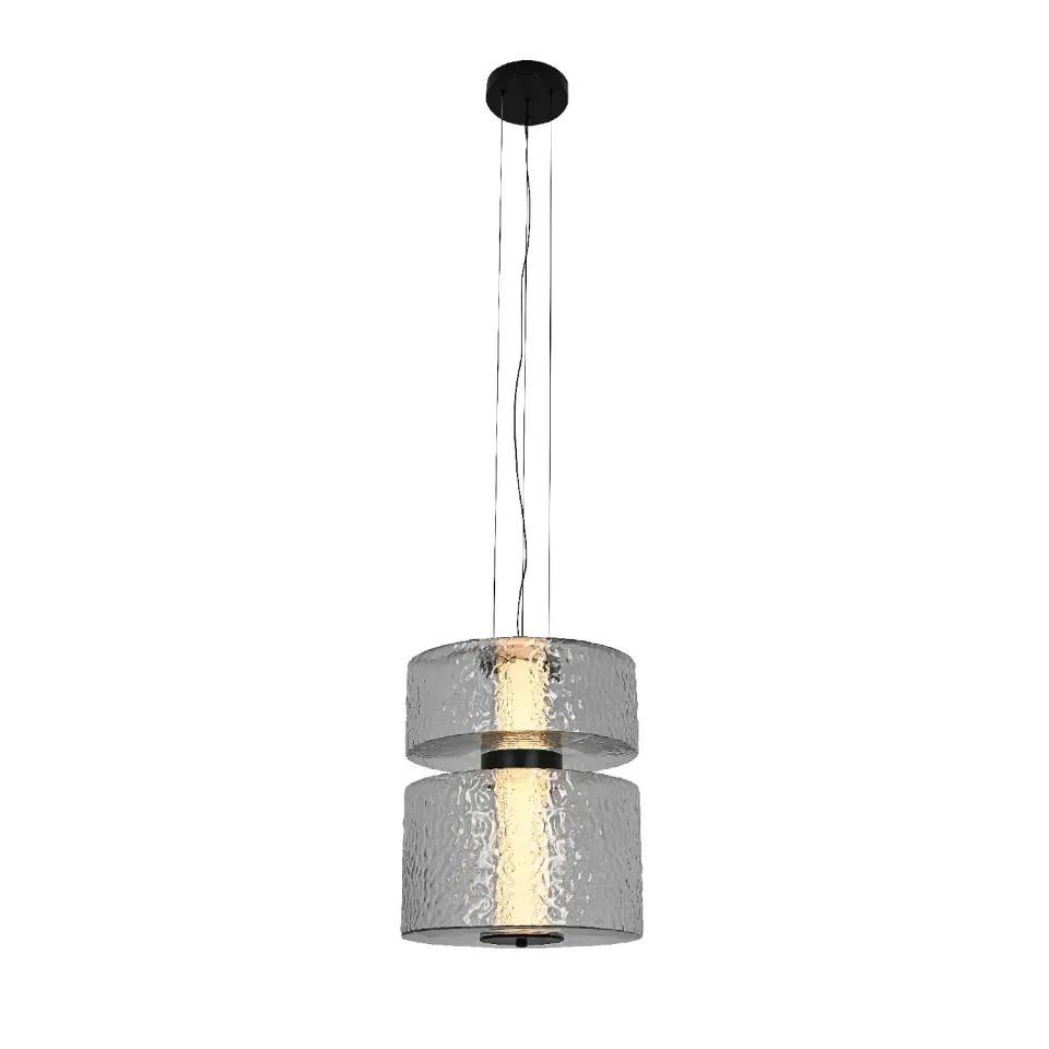ΚΡΕΜΑΣΤΟ ΦΩΤΙΣΤΙΚΟ ACA HM24153 ΜΑΥΡΟ LED 27W 2700K-3000K-4000K IP20 D36XH120CM