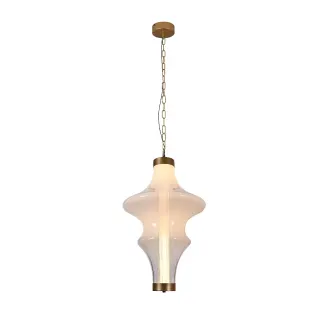 ΚΡΕΜΑΣΤΟ ΦΩΤΙΣΤΙΚΟ ACA HM25150WH ΧΡΥΣΟ ΛΕΥΚΟ ΓΥΑΛΙ LED 18W 2700K-3000K-4000K IP20 D30XH120CM