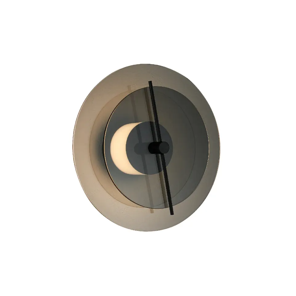 ΦΩΤΙΣΤΙΚΟ ΤΟΙΧΟΥ ACA HM240725 ΜΑΥΡΟ LED 6W 3000K IP20 D25CM
