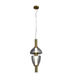 ΚΡΕΜΑΣΤΟ ΦΩΤΙΣΤΙΚΟ ACA HM24119A ΧΡΥΣΟ ΦΙΜΕ ΓΥΑΛΙ LED 15W 3000K-4000K-6000K IP20 D20XH120CM